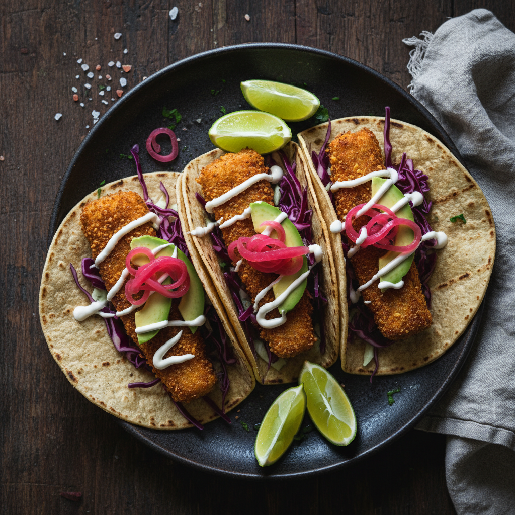 Baja Dogfish Tacos