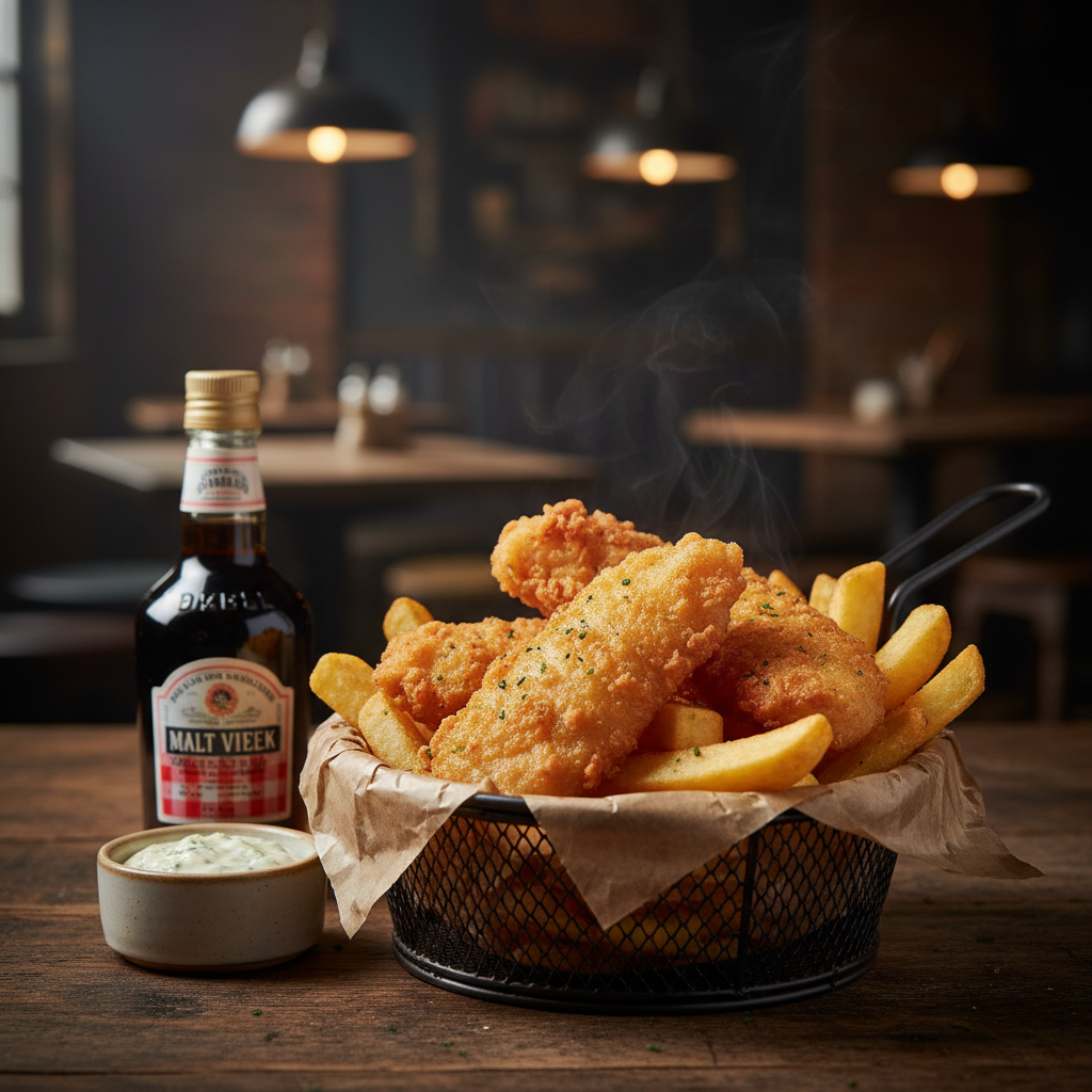 Beer-Battered Halibut
