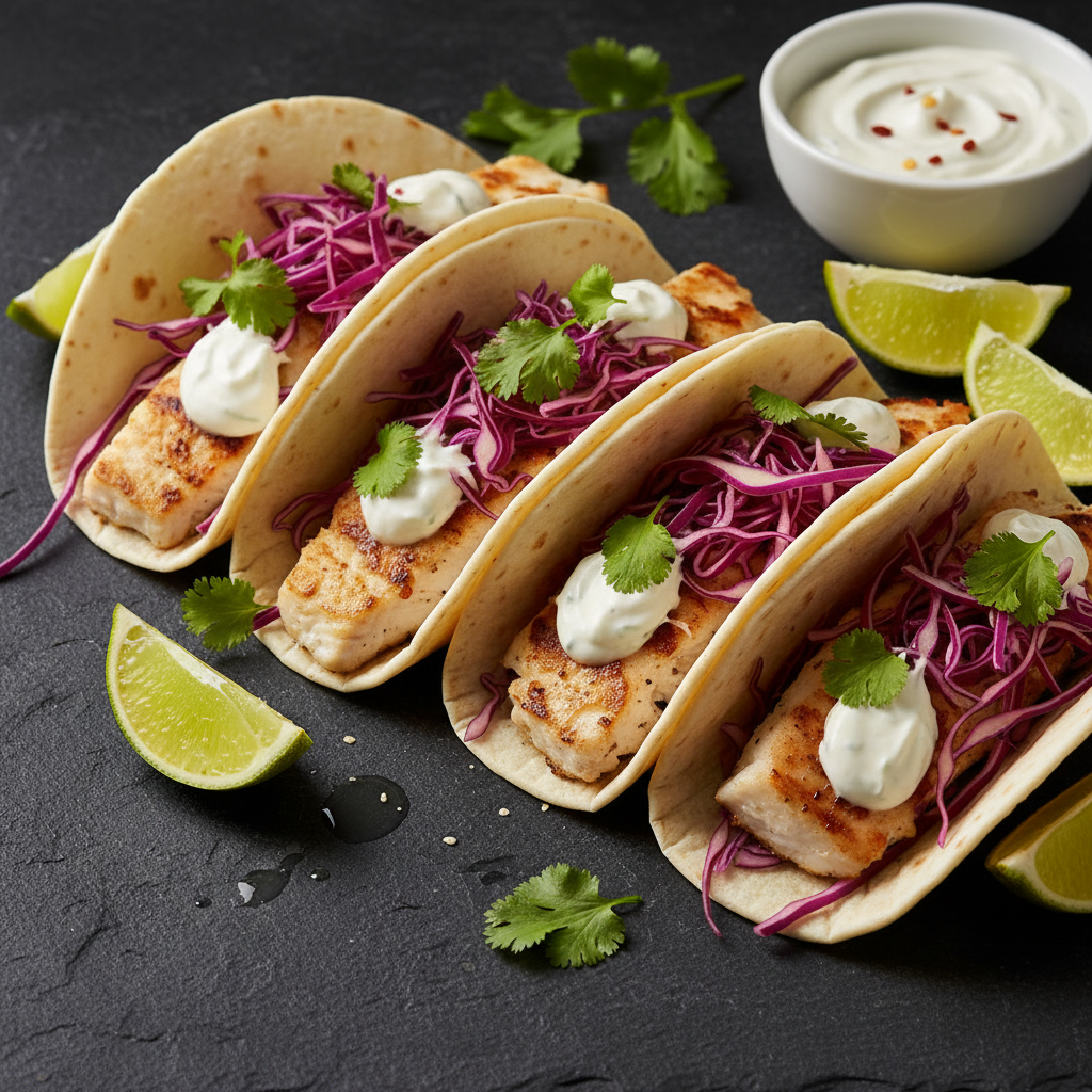 Lingcod Fish Tacos