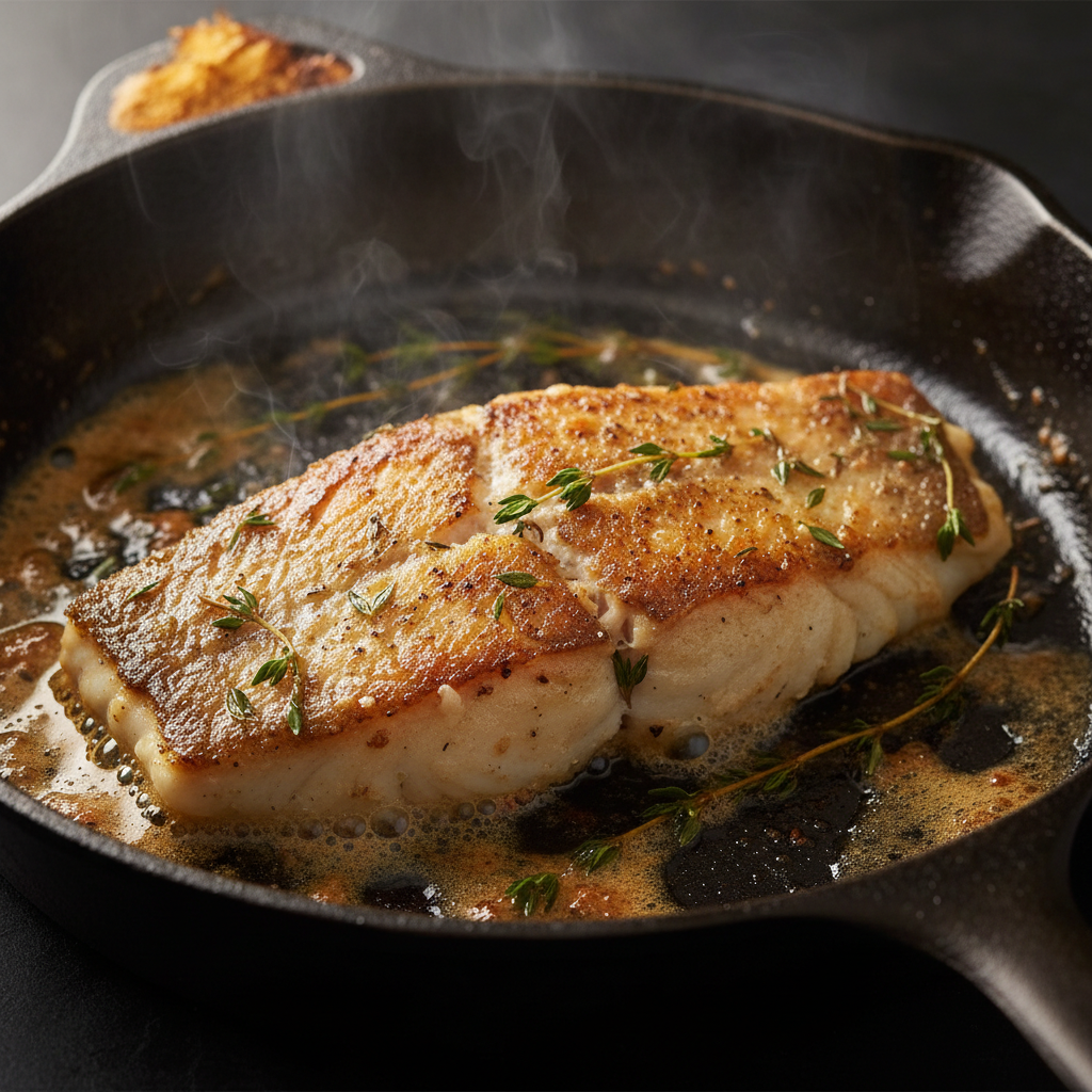 Pan-Seared Lingcod
